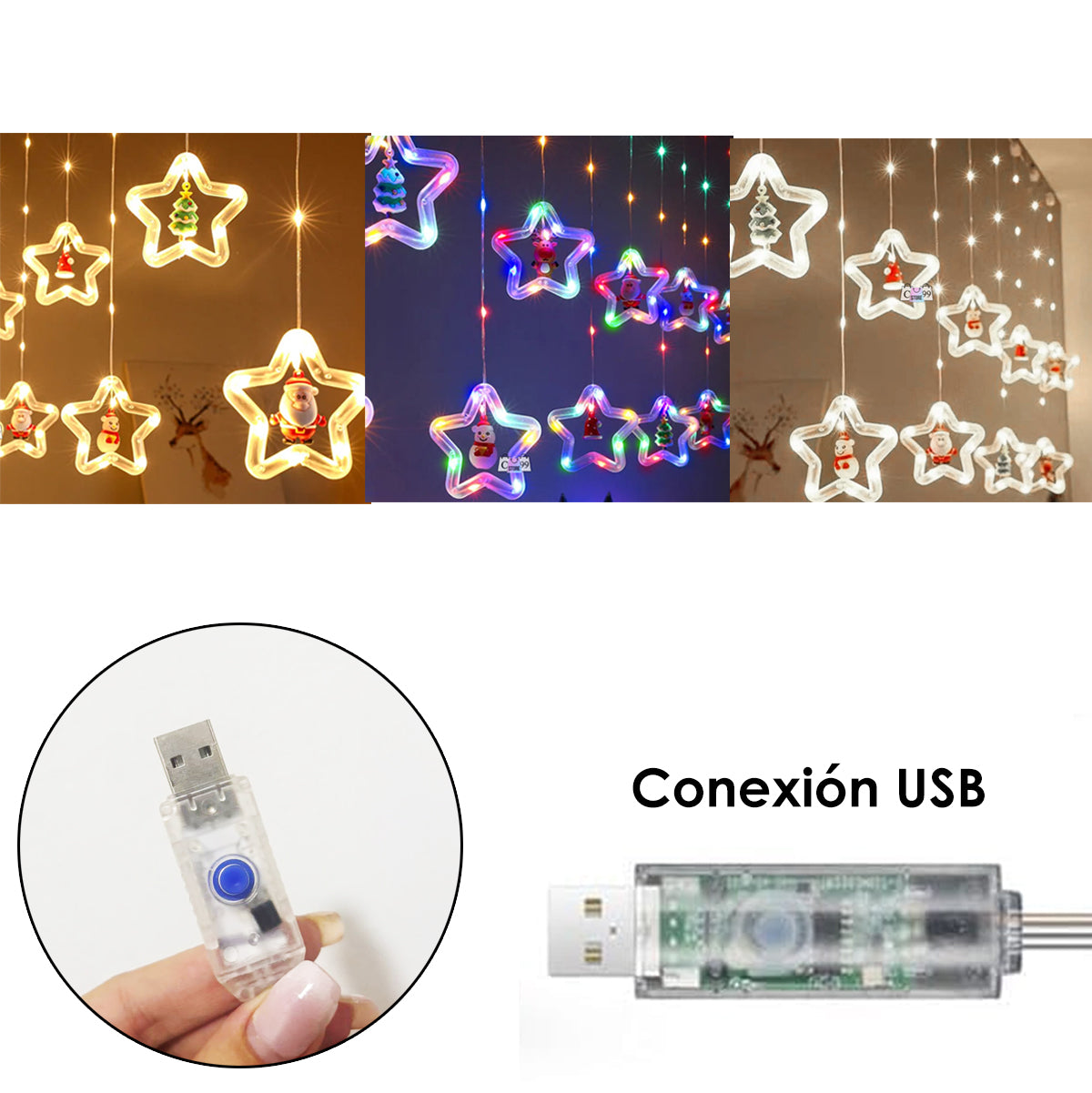 Luces Navideñas Decorativas LED